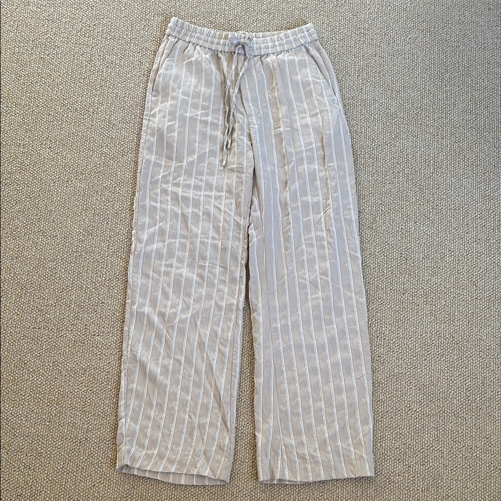 Zara striped summer pants
